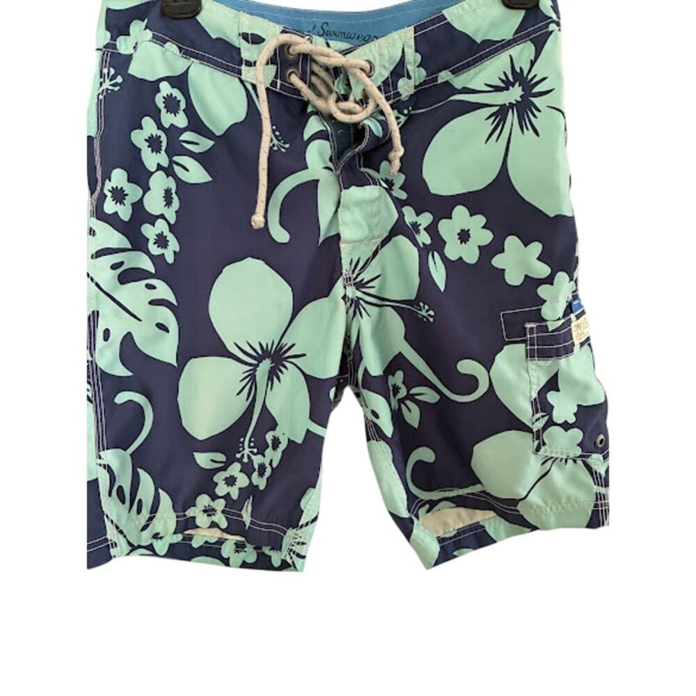 J.Crew Mens Board Shorts 30 Original SwimwearHawaiian Trunks Surf Beach Coastal
